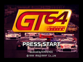GT64 - Championship Edition (Europe) (En,Fr,De) Title Screen